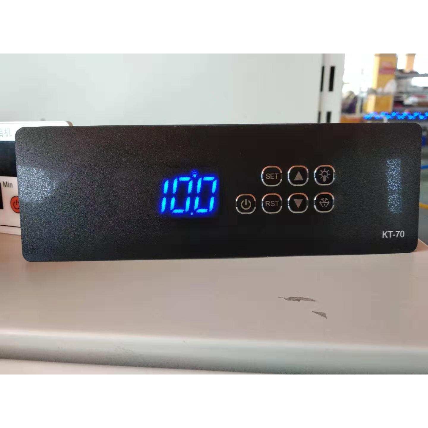冷藏冰柜蛋糕柜微电子温度控制器带化霜风扇灯光延时温控仪KT-70