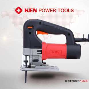 上海KEN锐奇1260E电动曲线锯1160E调速电动往复锯切割金属木材切