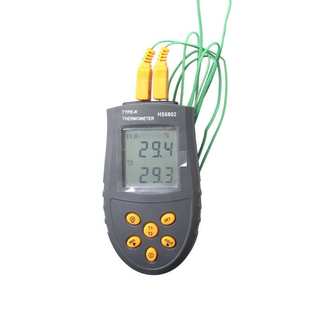 盛测仪器仪表厂家手持式 点温计 HS6802双路数字温度表