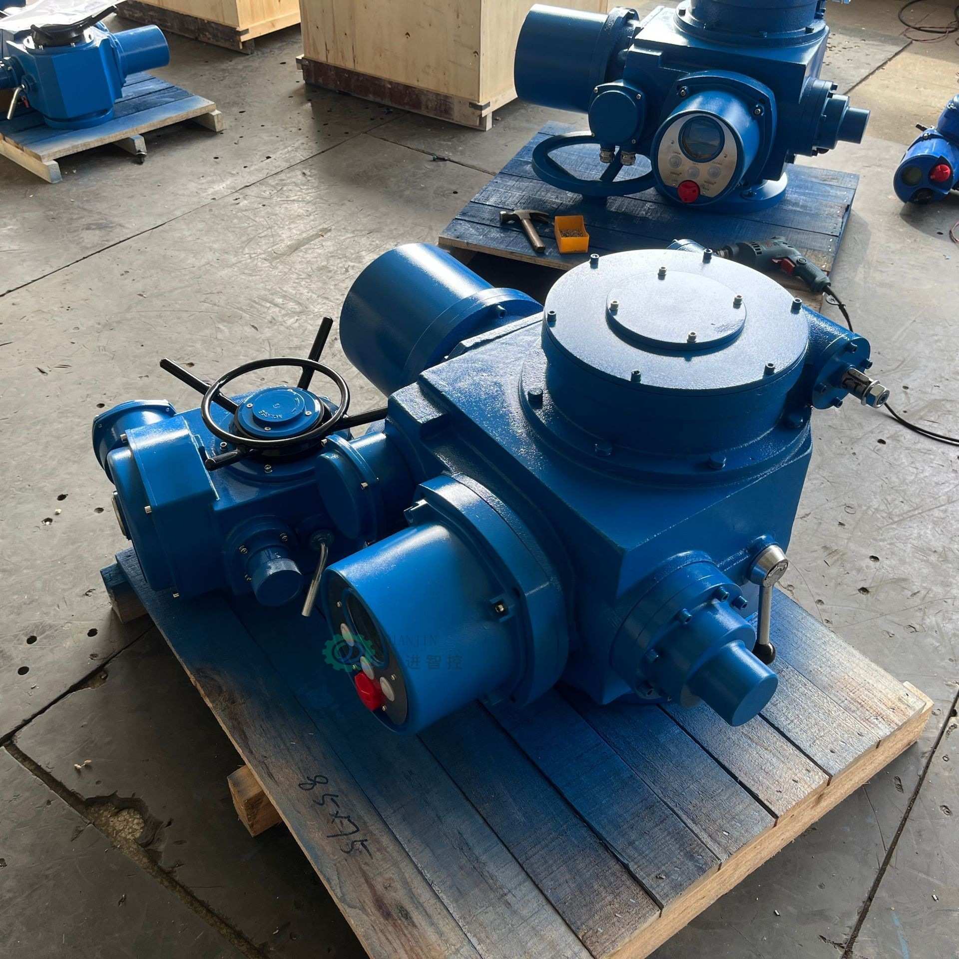 DZB90智能防爆型电动执行机构ZB90防水等级IP68无源触点开关型485