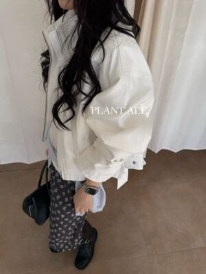 Plant Ale～春上新韩系简约百搭宽松休闲短款外套
