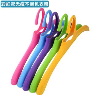 塑料半圆衣架宽肩防滑无痕衣架防皱衬衫T恤外套晾衣架不起包衣架