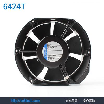 德国原装进口1725124V0.718W铝框服务器散热风扇6424T