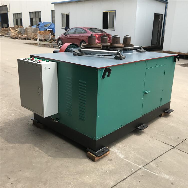 5.5毫米扁铁圈圆机 扁铁弯机 5滚法兰机 全自动金属滚压成型机