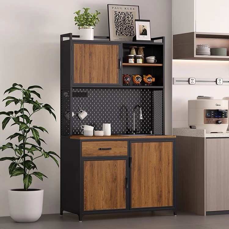 工业风茶水柜多功能餐边柜洗手台洗手池台盆柜组火锅店餐厅餐边柜