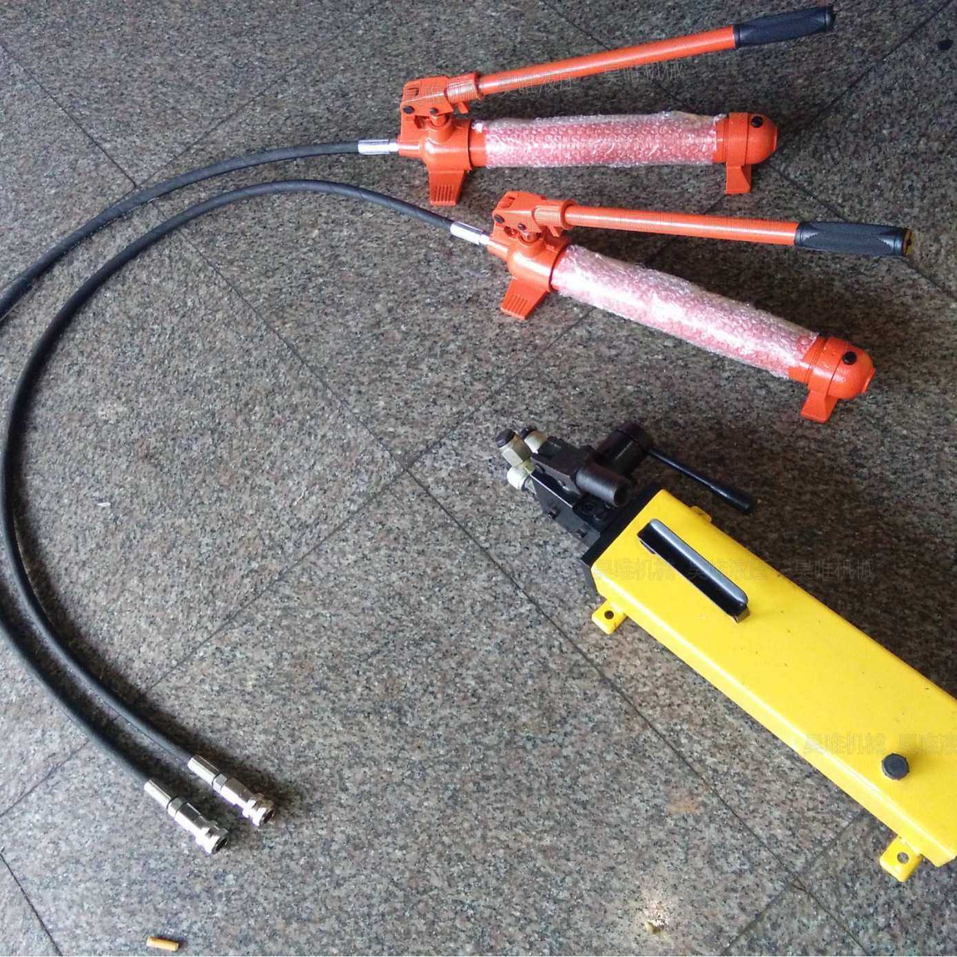 63mpa双作用高压手动泵SYB型手动液压泵 手电两用一体油泵站