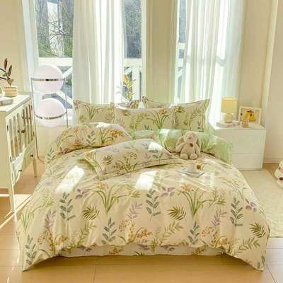 2025新款全棉纯棉13070印花款被套床单款床上用品四件套