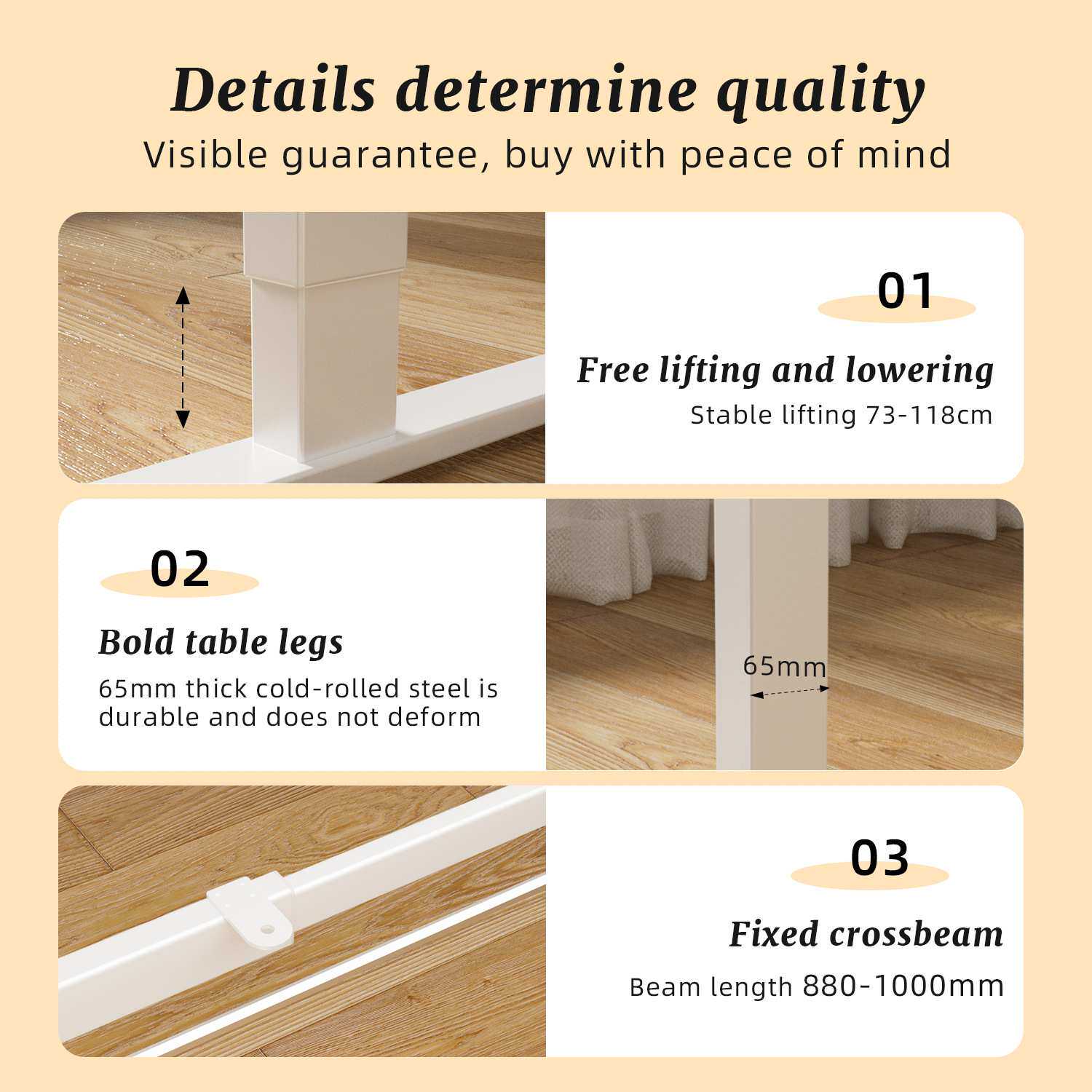 standing desk height adjustable  electric  stand up家用