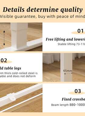 standing desk height adjustable  electric  stand up家用