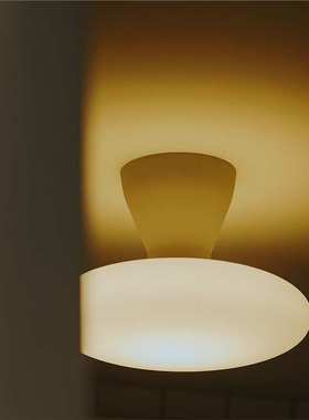 北欧limas kono玄关吸顶灯中古风蘑菇阳台走廊灯设计师简约玻璃灯