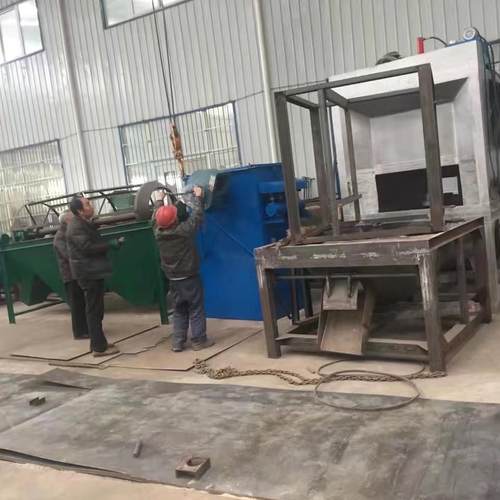 锌渣铝灰分离机 1400型热炉灰炒灰机 铝液锌液收灰冷却一体机