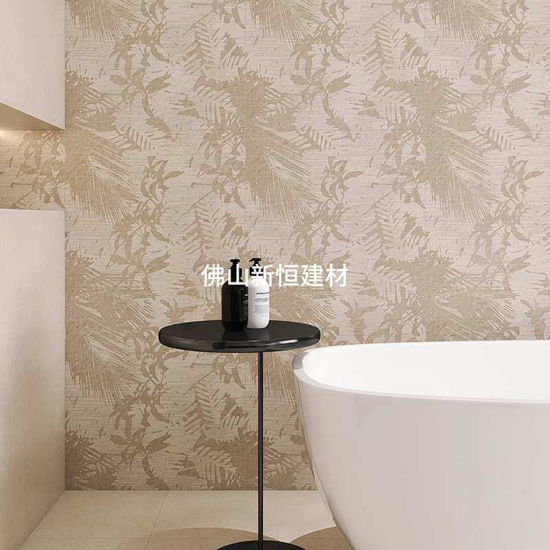 南洋风稻草乡村民宿卫生间瓷砖 复古稻穗仿古砖墙砖600x1200