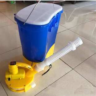 电动单兵融雪抛撒器全自动撒盐融雪剂抛洒机农用颗粒撒肥播种器