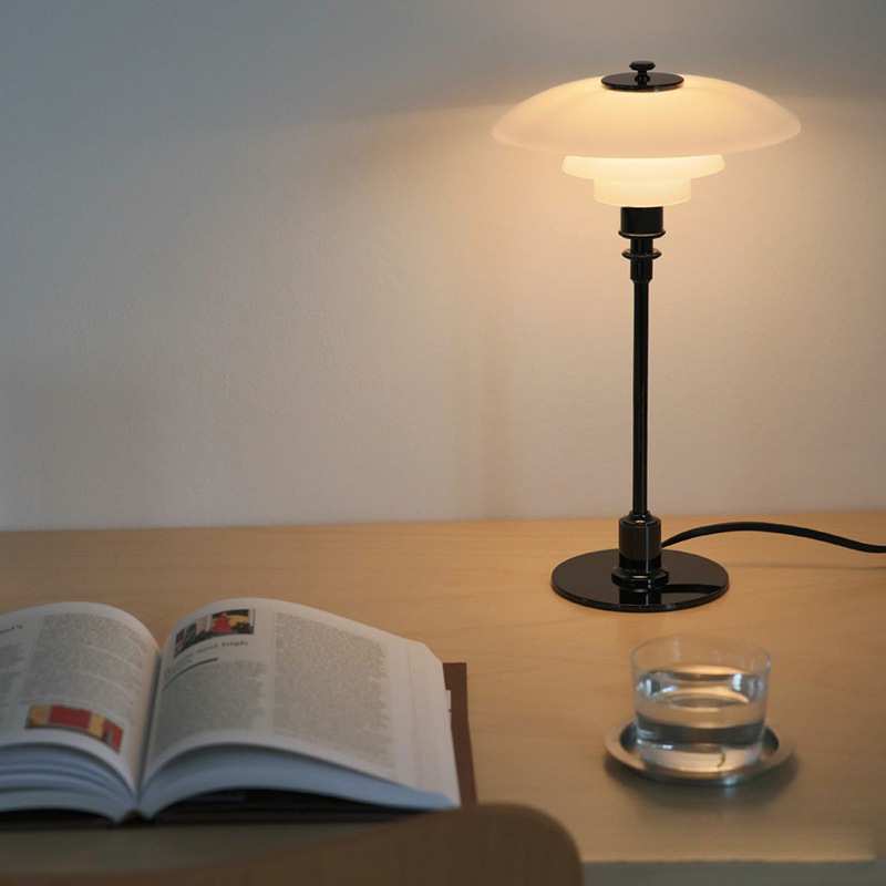 丹麦北欧PH3玻璃台灯 简约现代设计师创意客厅书房阅读卧室床头灯