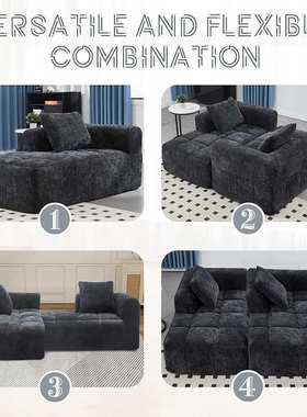 压缩沙发懒人泡沫海绵沙发亚马逊单人豆腐块沙发Compressed sofa