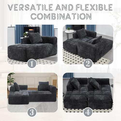 压缩沙发懒人泡沫海绵沙发亚马逊单人豆腐块沙发Compressed sofa