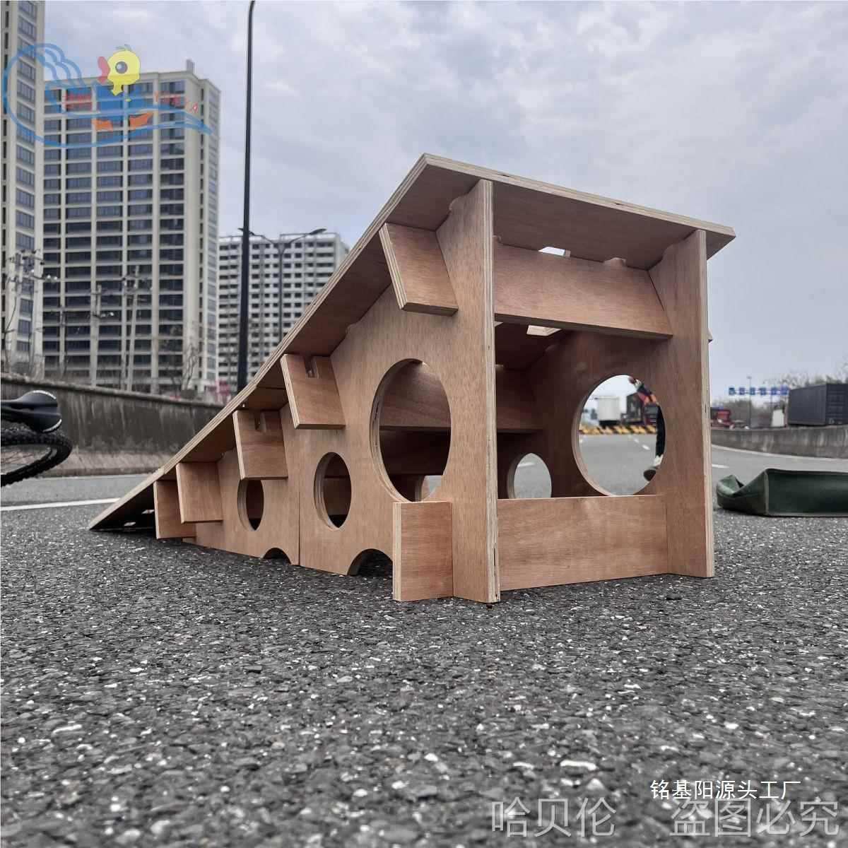 跳台台山地车弧面抛台飞坡自行车道具抛台抛台轻峰坡道抛台飞坡