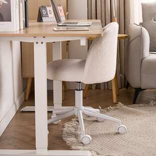 奶油风公主化妆椅女生主卧室房间简约美甲椅子靠背网红梳妆台凳子