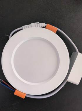 全新原厂 厦门恒创LED筒灯AC220V电梯用筒灯漆白面100MM开孔75