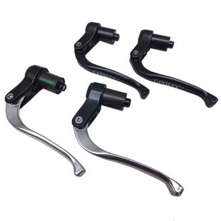 CANSUCC 铝合金 一体锻造 TT刹把 公路 复古牛角刹车把 自行车配