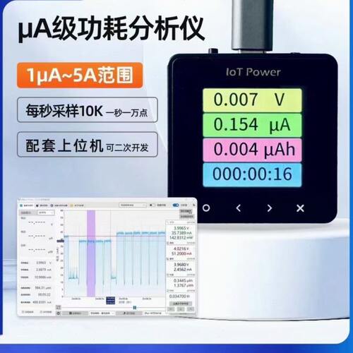 合宙loT power CC电流表新款Air9000曲线电压表精密电流分析仪