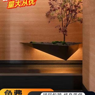 饰 软质夯土板轻质软石超薄柔性石材pu石皮洞石软瓷饰面板材墙面装