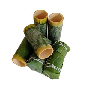 新鲜竹筒粽子模具包粽子神器定制长度竹筒粽子竹筒不带塞子两头空