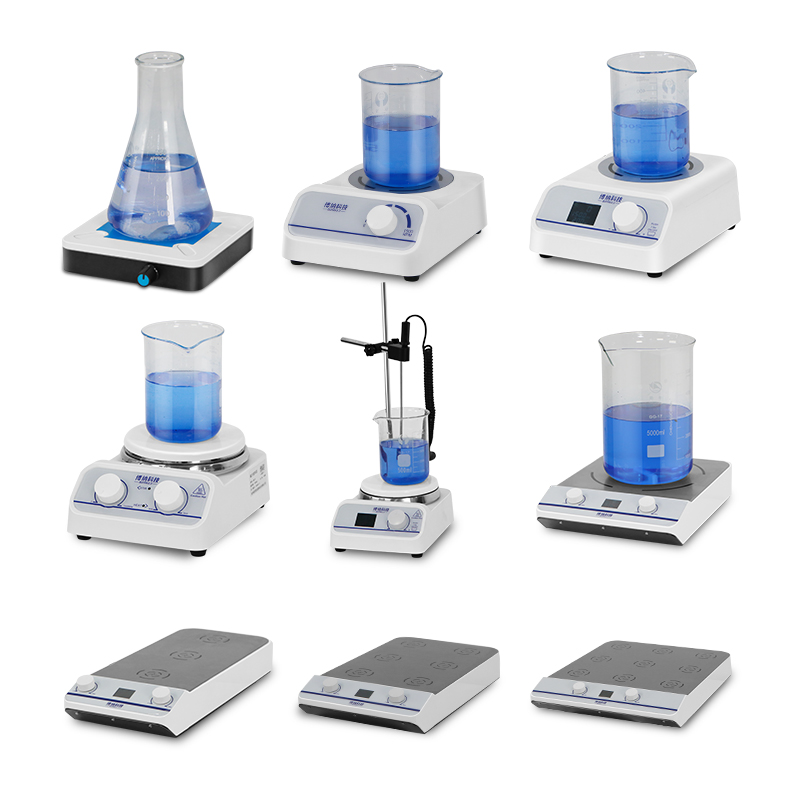 博纳科技磁力搅拌器实验室数显恒温电动搅拌机加热小型磁力搅拌器