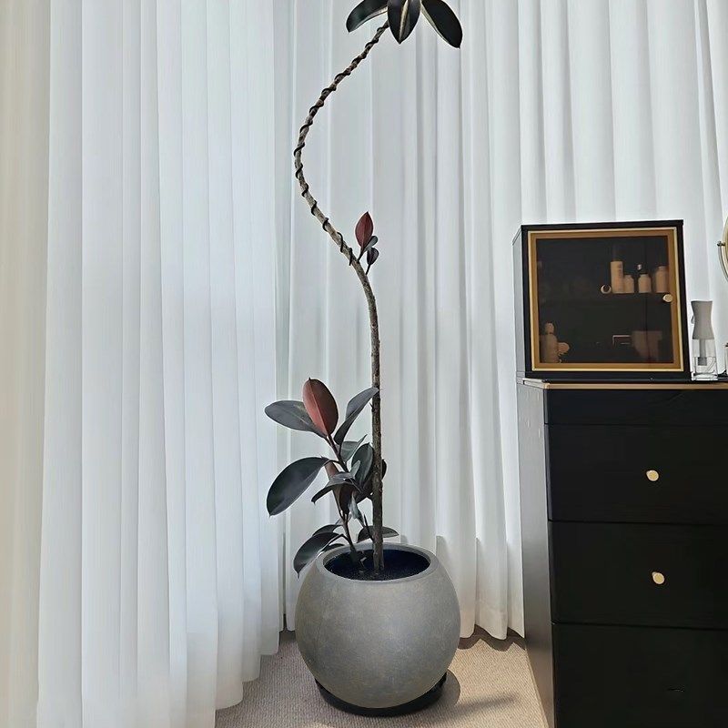 北欧手工镁泥落地大花盆圆球软装大花客厅摆件,鲜花速递/花卉仿真/绿植园艺,花盆,淘宝优惠券,粉丝福利购,淘宝优惠卷