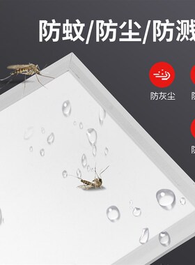 300x450集成吊顶led灯嵌入式厨房卫生间客厅铝扣板平板灯30x45cm