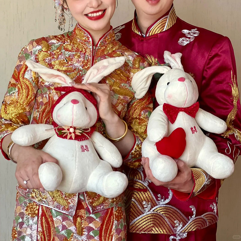 压床娃娃一对2025结婚喜娃