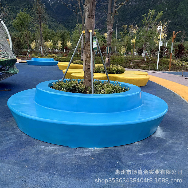 户外围树座椅玻璃钢特色树池公园种植池商场休闲椅子美陈长条凳子,商业/办公家具,休闲椅系列,淘宝优惠券,粉丝福利购,淘宝优惠卷