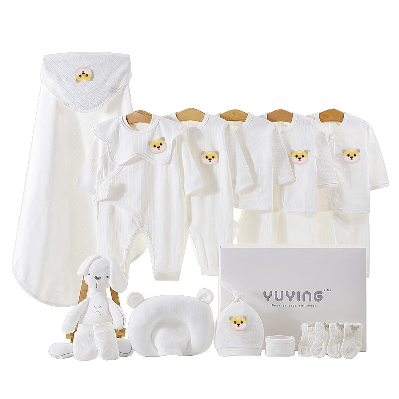 新生婴儿衣服礼盒套装夏季初生用品刚出生虎宝宝满月见面礼物高档