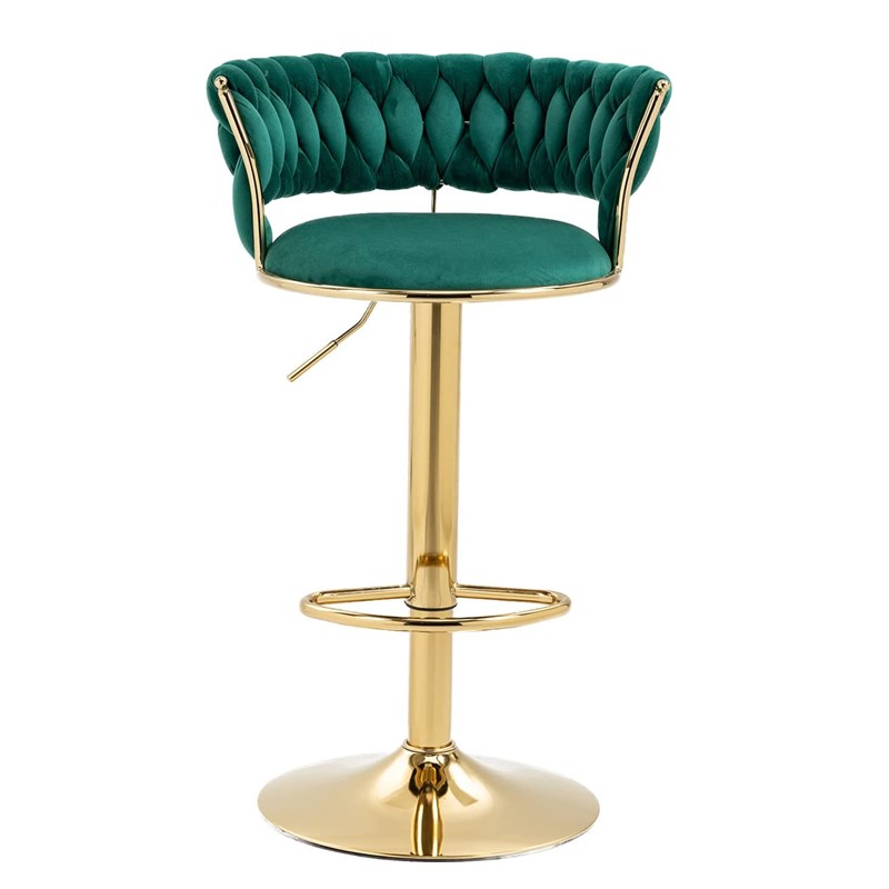 北欧创意酒吧椅轻奢时尚吧台椅升降旋转金属高脚椅酒店家用岛台椅