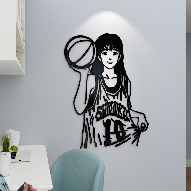 灌篮高手动漫海报贴纸男生孩宿舍墙壁面装饰卧室房间布置篮球墙贴