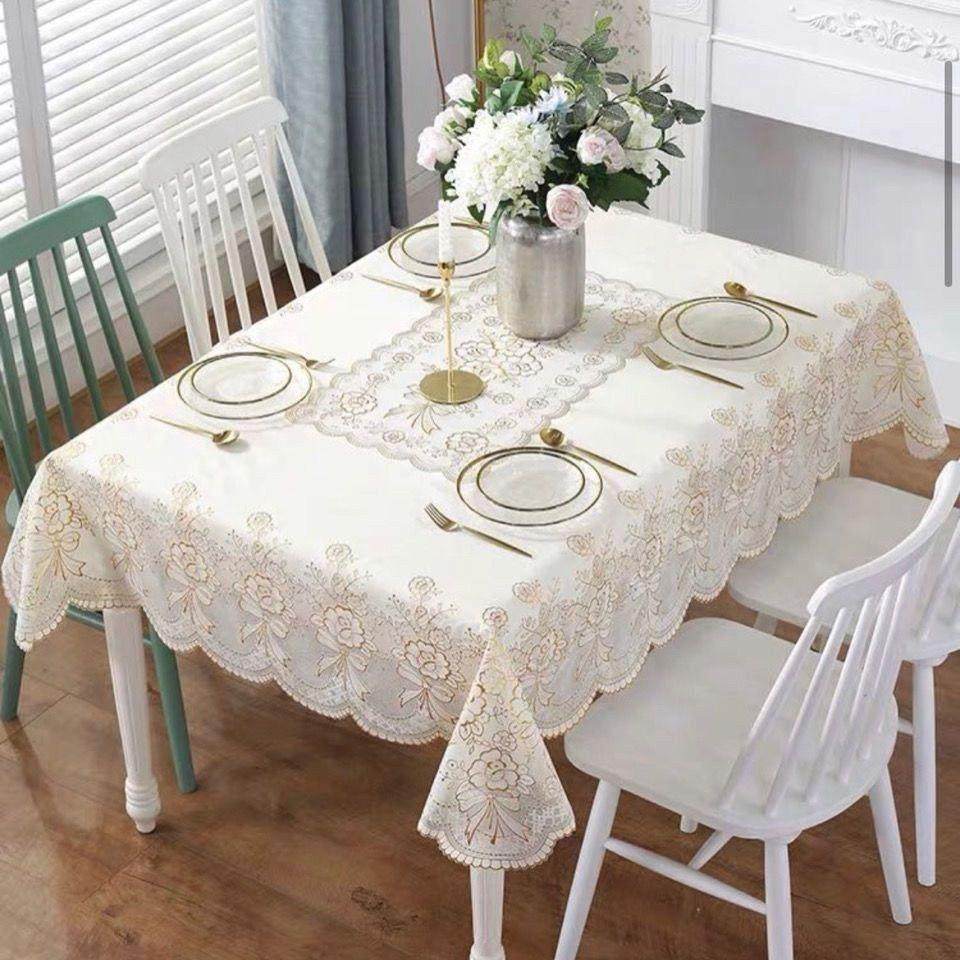 桌防布防水防油烫免洗茶几垫桌布p餐I69809桌家用长方形蕾式丝欧