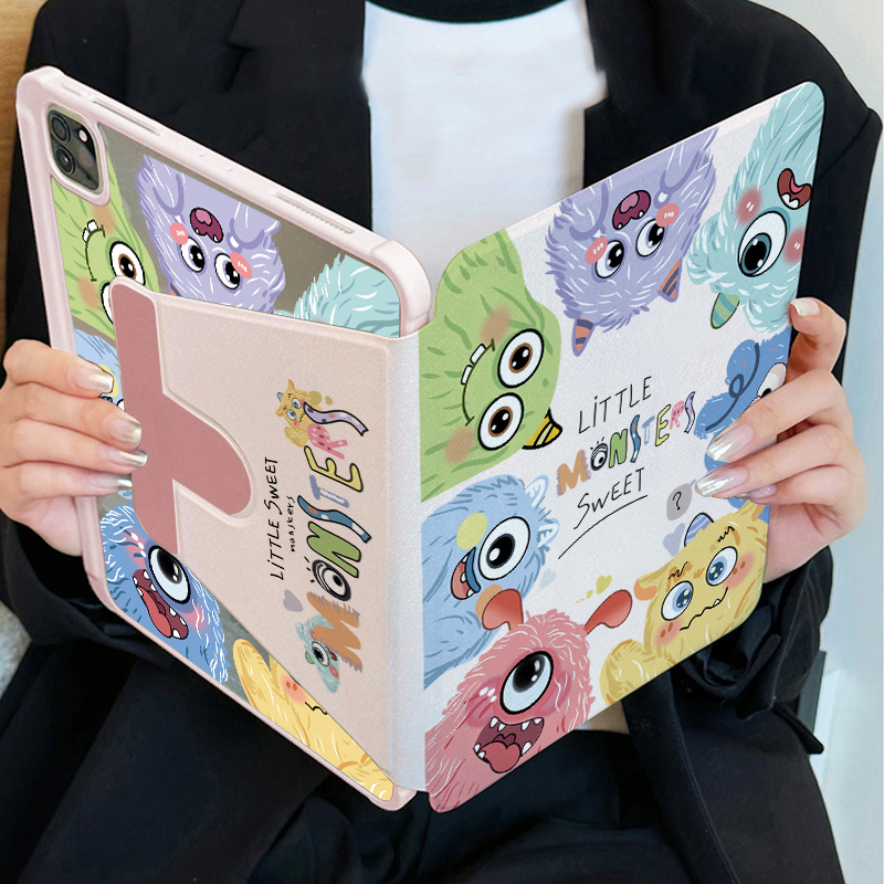 适用ipad11代卡通彩绘保护套