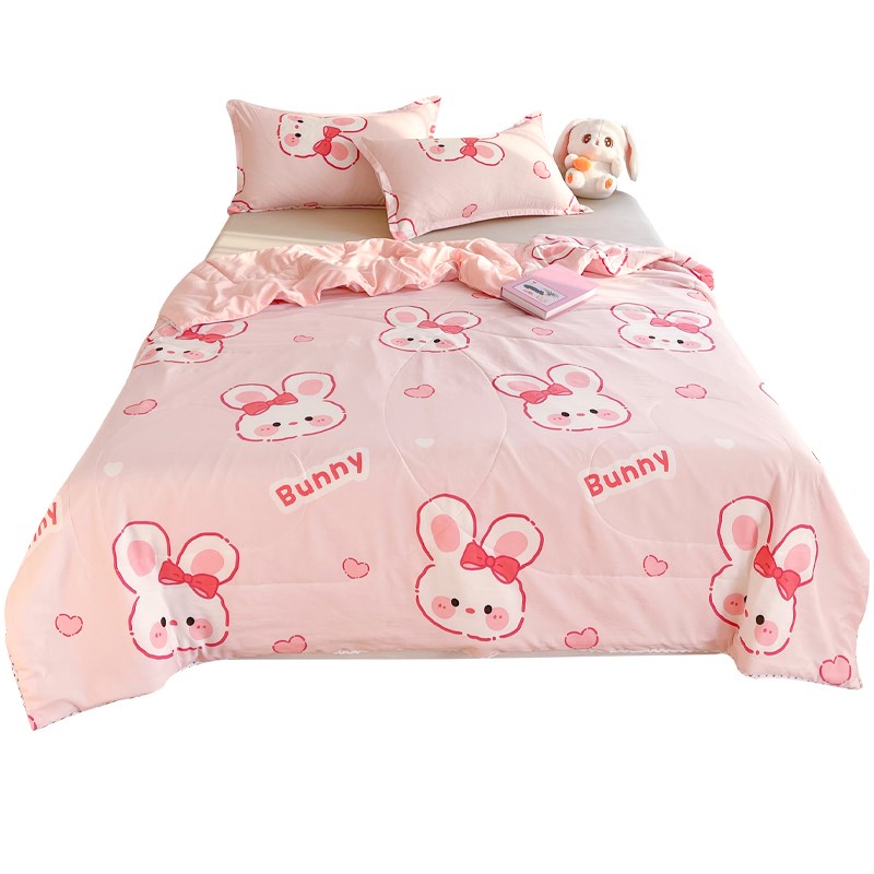 水洗棉空调被子被芯2024新款夏凉被可机洗春秋被学生宿舍单人被褥