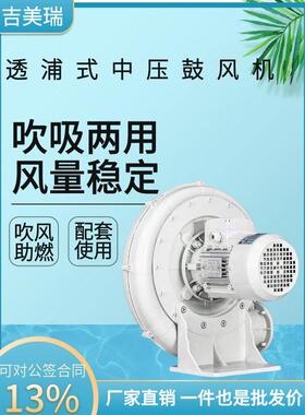 PF75-02 200W离心式中压风机PF100-05 400W直叶式送风冷却鼓风机