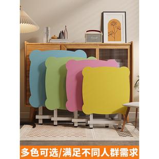 折叠桌餐桌家庭简单的小公寓2人4人便携式餐桌方形圆形小桌子折叠