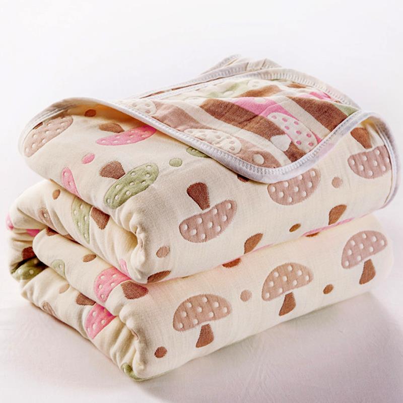六层纱布毛巾被纯棉凉被盖毯子床单午睡双人单人儿童凉被婴儿