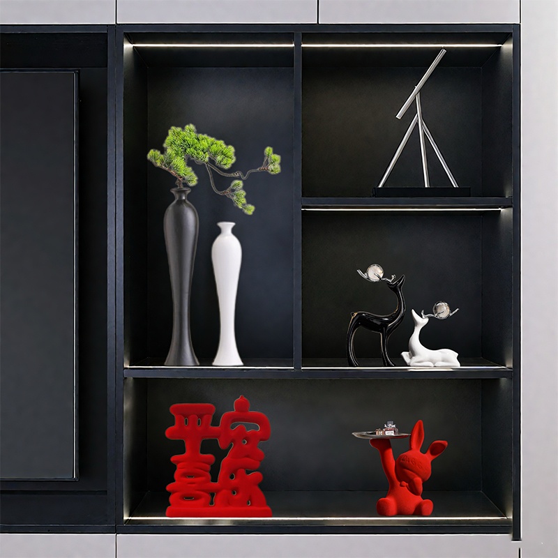 永动机组合轻奢现代摆件套装简约北欧高颜值客厅酒柜电视柜装饰品