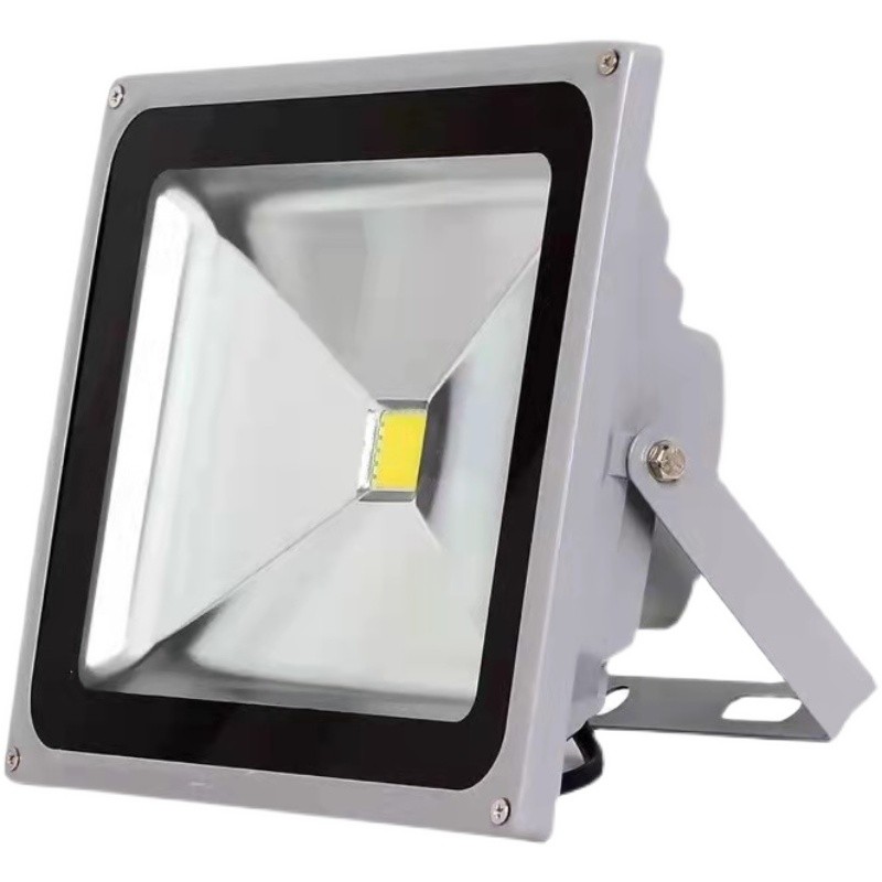 led投光灯户外防水广告牌庭院景观酒店彩色灯超亮100W工程投射灯