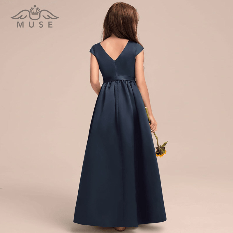 儿童钢琴演奏礼服高端小提琴演出裙女童主持人表演出服小花童礼服