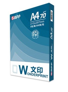 文印A4打印纸A4复印纸ECOA4白纸双面办公用纸A4草稿纸单包500张