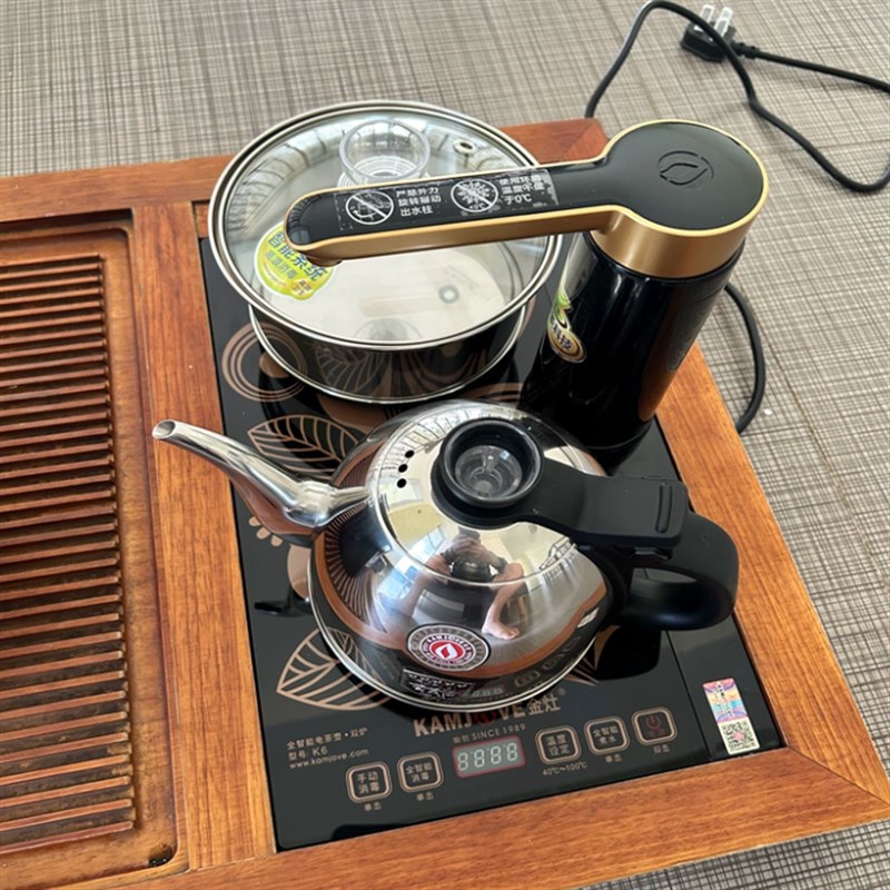 金灶k6全智能自动上水恒温电热水壶电茶炉茶艺炉茶桌茶台泡茶茶具