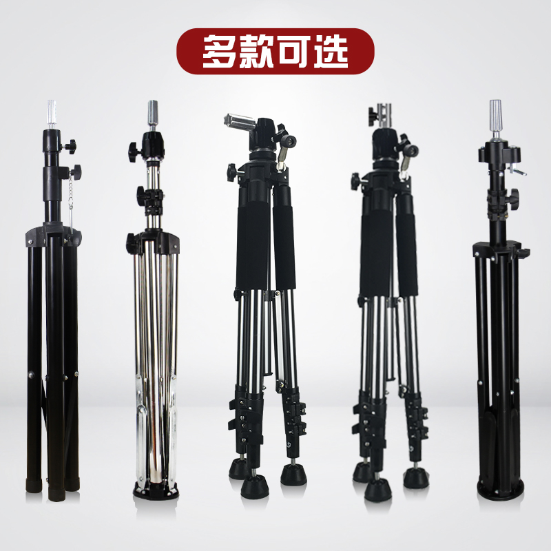 秀雅假发头模支架公仔模特头美发三角架落地架模具假人头理发专用