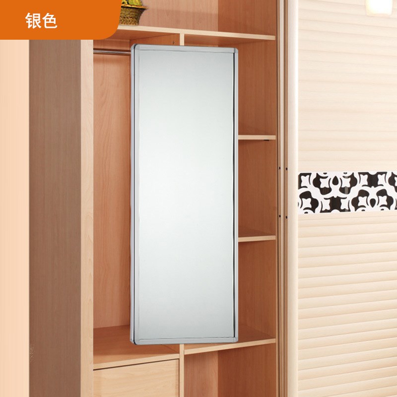 缤诗誉衣柜推拉镜可旋转折叠伸缩镜试衣镜内置隐藏穿衣镜全身镜
