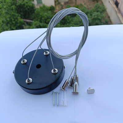 吸顶圆盘钢丝绳餐厅吊灯盘钢丝线承重米粒配件吊线灯DIY灯具配件