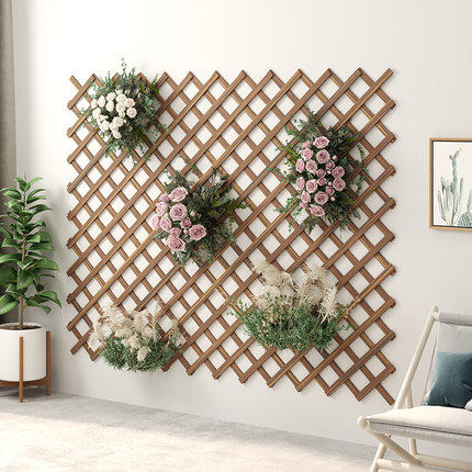 实木拉网木栅栏围栏网格走廊墙壁装饰可伸缩庭院户外花园彩色,鲜花速递/花卉仿真/绿植园艺,栅栏,淘宝优惠券,粉丝福利购,淘宝优惠卷